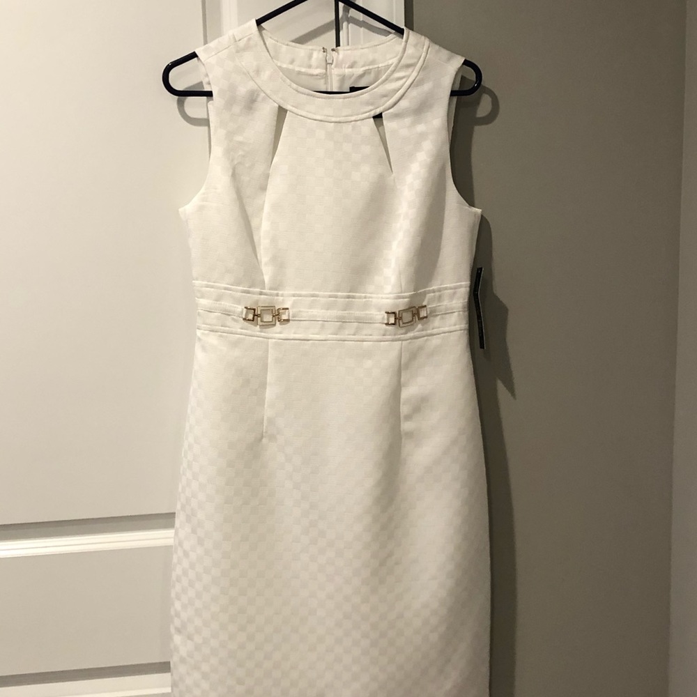 NEW! Chelsea Rose Beautiful White Cocktail Dress